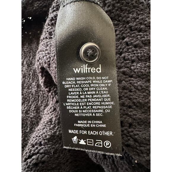 Wilfred Black Knit Cropped Top - Picture 8 of 9